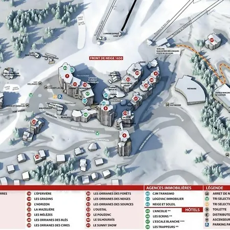 Spacieux 4 Pers, 2 Balcons Sud, Acces Direct Aux Pistes, Parking, Proche Centre Station - Fr-1-322-190